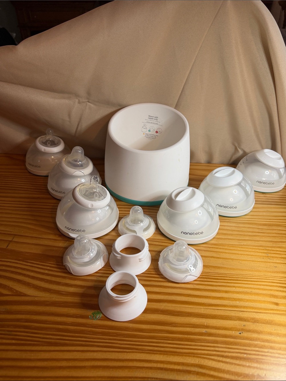 Nanobébé Breastmilk Bottle Starter Set Bundle - Excellent Condition